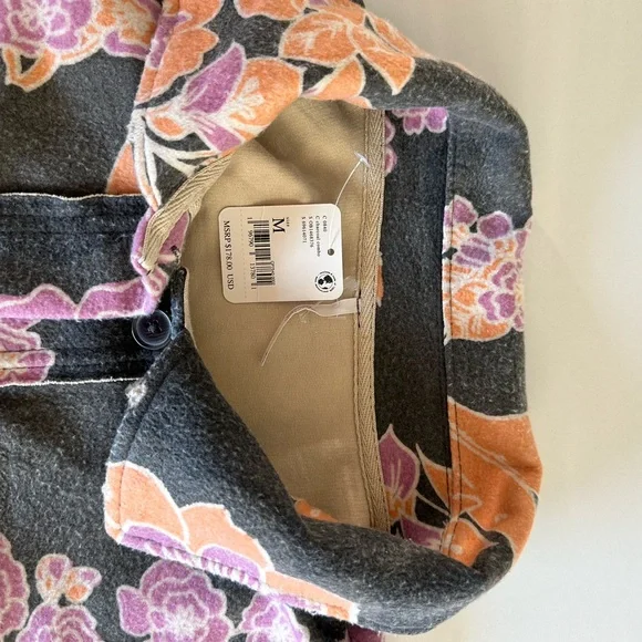 Free People We The Free Printed Ruby Jacket In Charcoal Combo - Picture 5 of 6